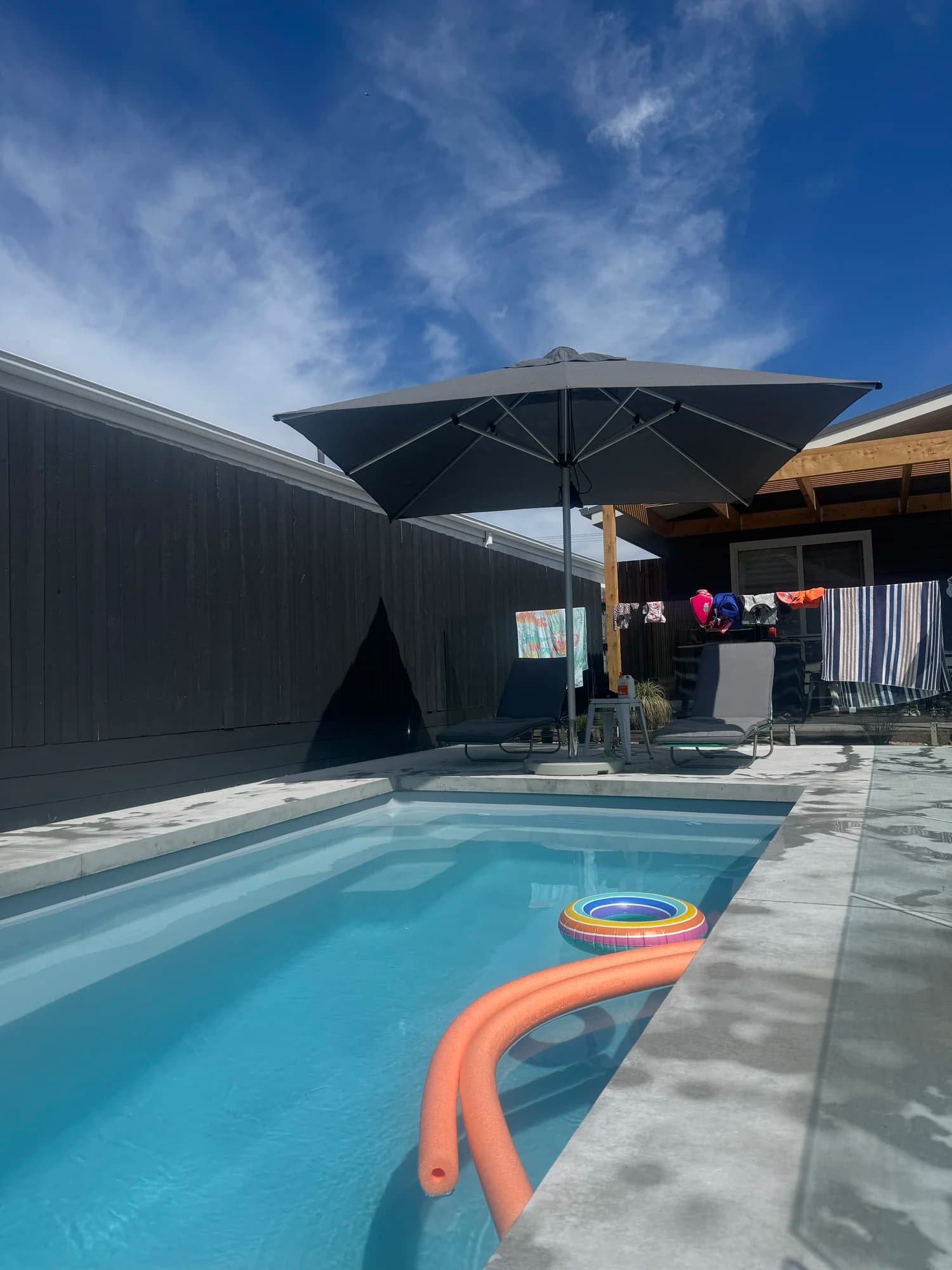 Premium outdoor aluminium pergola installation
